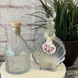 Elegant Glass Decanters Set